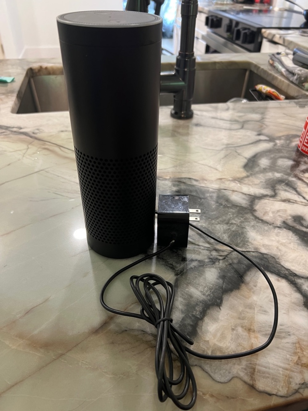 Black Original Amazon Alexa  Smart Speaker with Power Adapter
